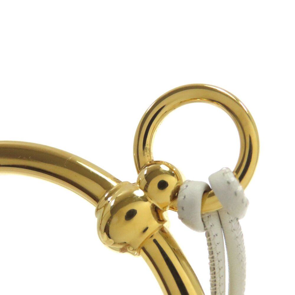 Hermes Herms Loop Necklace In Metal, Swift Leathe… - image 6